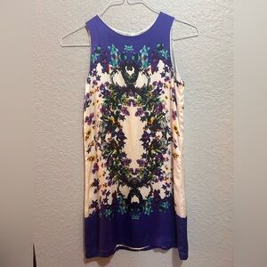 Roberto Cavalli mini sleeveless dress 100% silk designer old money woman size S